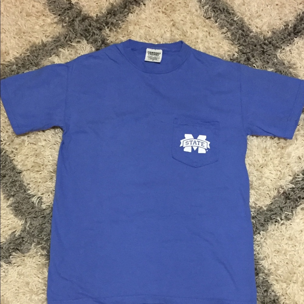 Mississippi State Pocket T shirt Comfort Colors